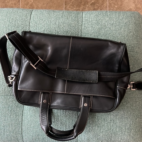 Coach leather men computer bag - Picture 3 of 7